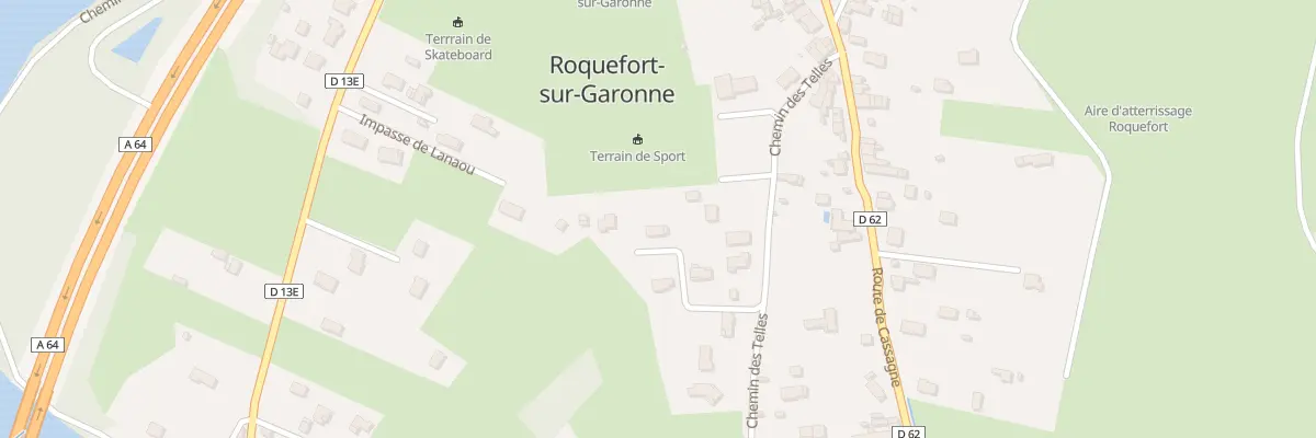 Plan du 1 Imp de Lanaou à Roquefort-sur-Garonne