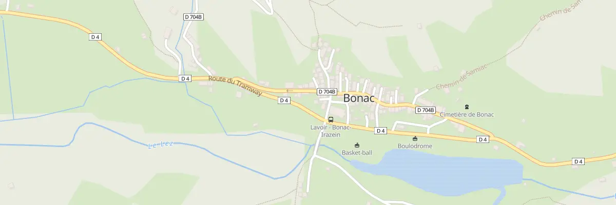 Plan du 31 Bonac Village à Bonac-Irazein