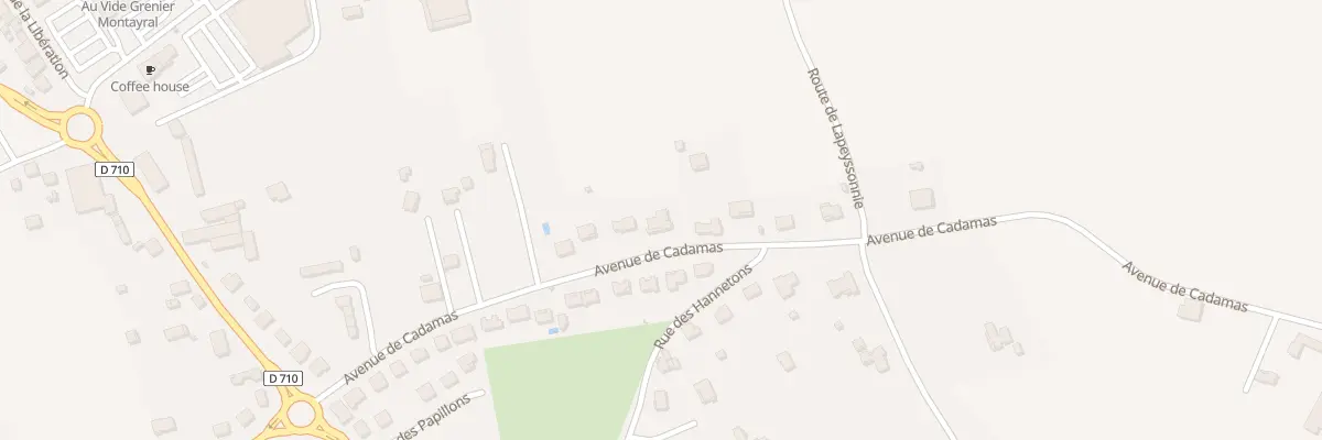 Plan du 18 Av de Cadamas à Montayral