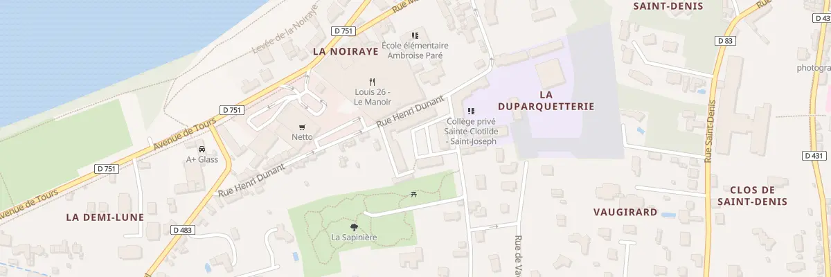 Plan du 13 Rue Henry Dunant à Amboise