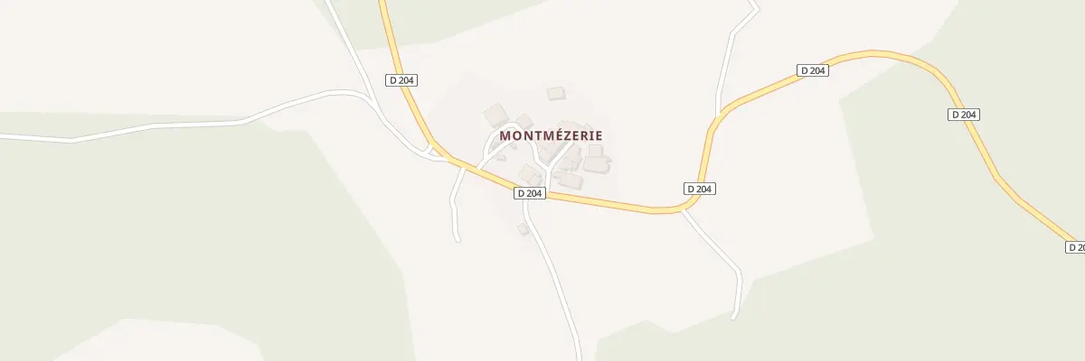 Plan du 5074 Montmezery à Montrol-Sénard