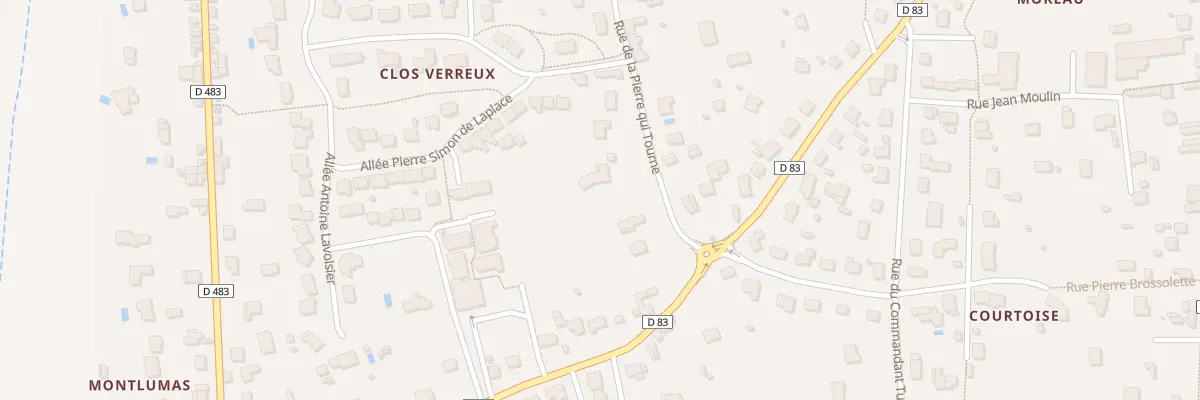 Plan du 44 Rue La Pierre Qui Tourne à Amboise