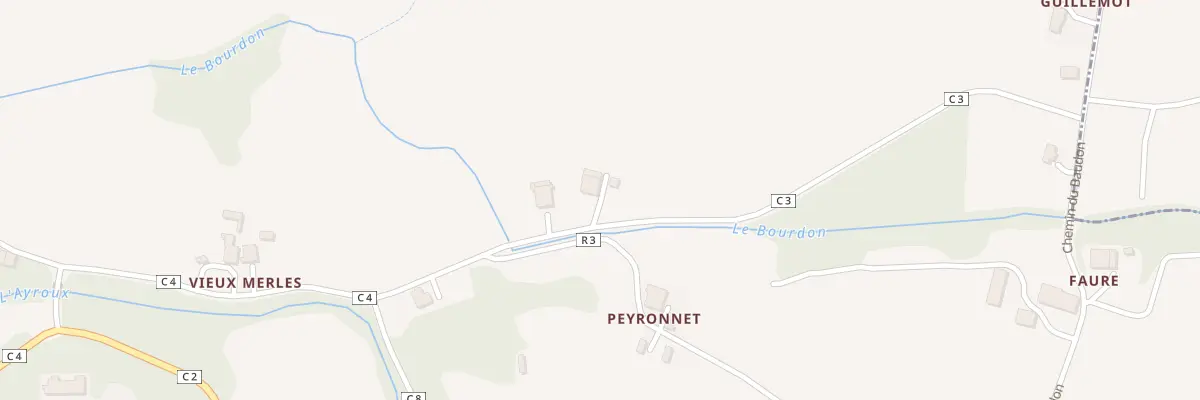 Plan du 5030 Cinquens à Merles