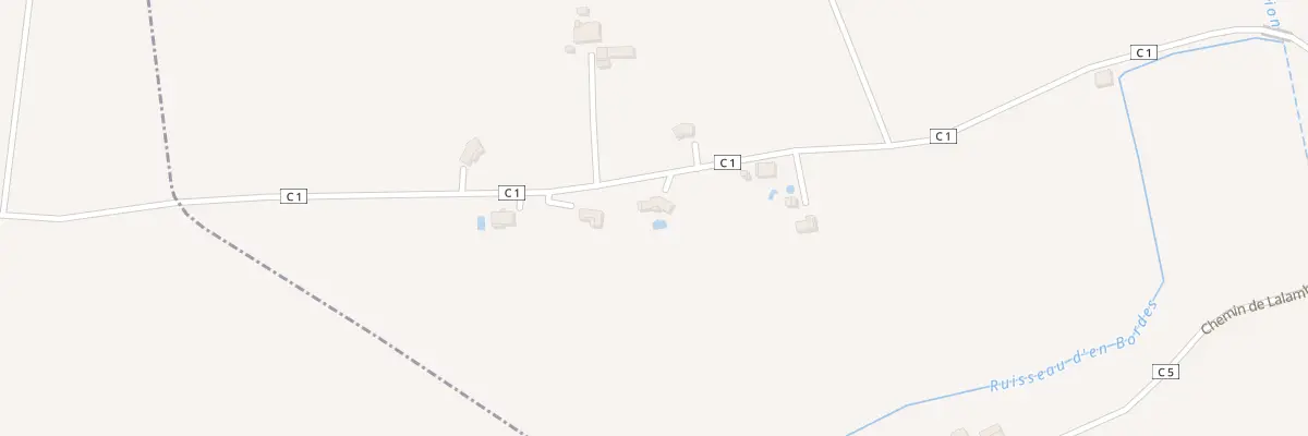 Plan du 629 Rte de Saint-germier à Roquelaure-Saint-Aubin