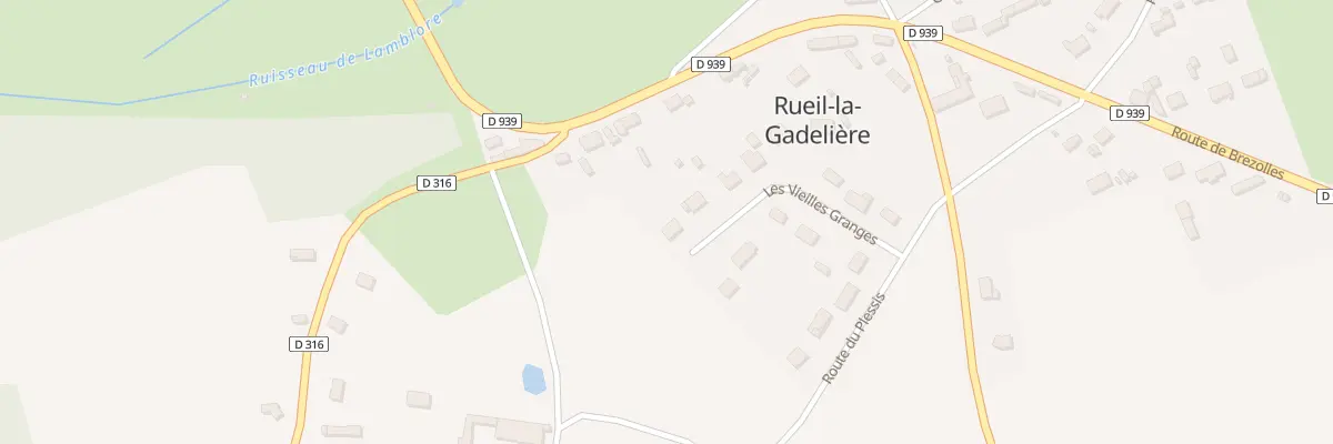 Plan du 174 Les Vieilles Granges à Rueil-la-Gadelière