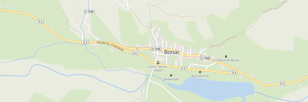 Plan du 35 Bonac Village à Bonac-Irazein