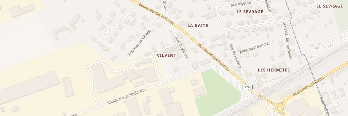 Plan du 5 Rue de Vilvent à Nazelles-Négron