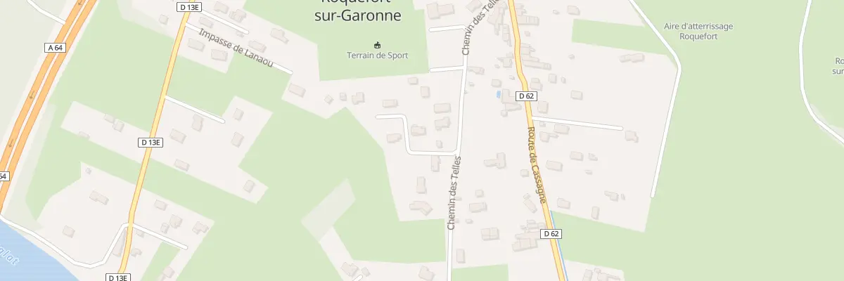 Plan du 2 Imp du Comminges à Roquefort-sur-Garonne