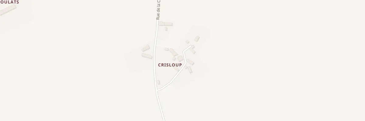 Plan du 3 Crisloup à Meaucé