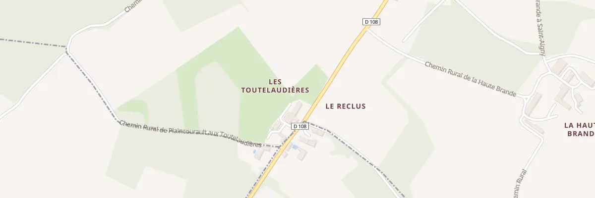 Plan du 2 Les Toutelaudieres à Saint-Aigny