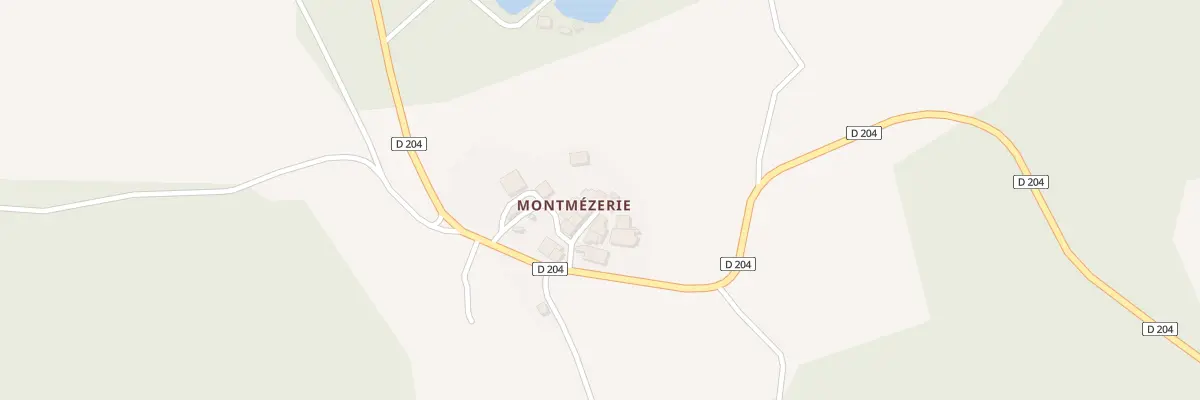 Plan du 5071 Montmezery à Montrol-Sénard