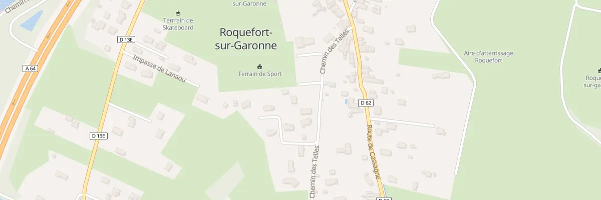 Plan du 8 Che des Telles à Roquefort-sur-Garonne