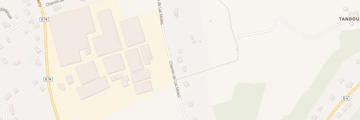Plan du 5332 Che de Las Moles à Malause