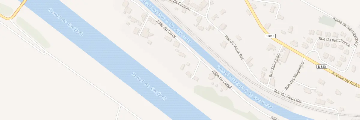 Plan du 5083A All du Canal à Malause