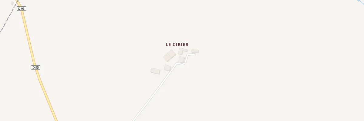 Plan du 1 Le Cirier à Blond