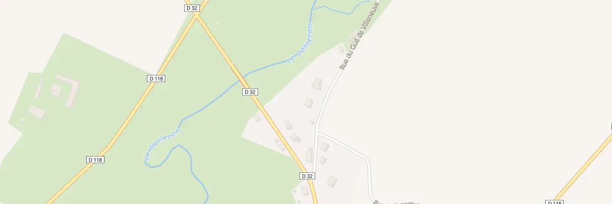 Plan du 3 Rue du Gué de Villeneuve à Béthines