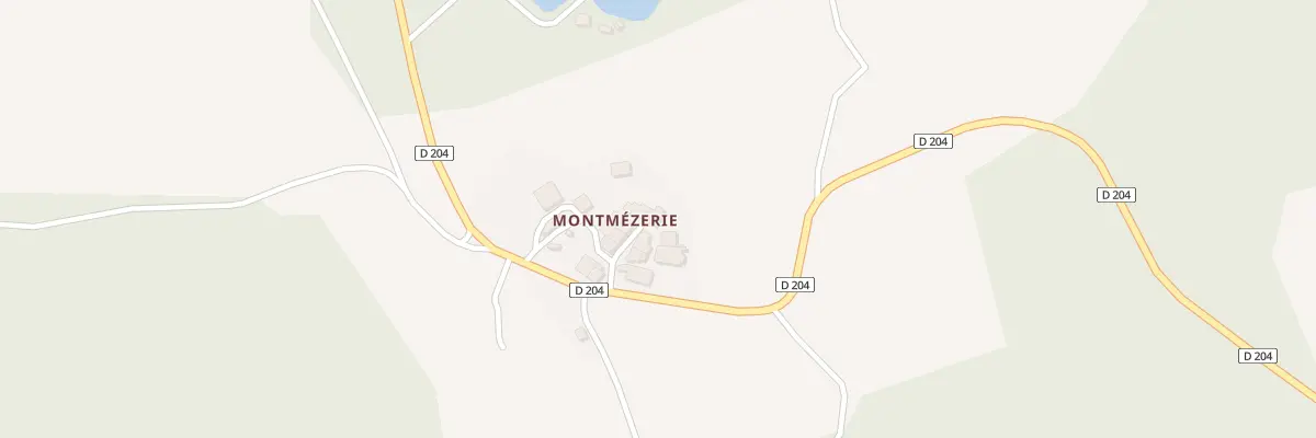 Plan du 5284 Montmezery à Montrol-Sénard