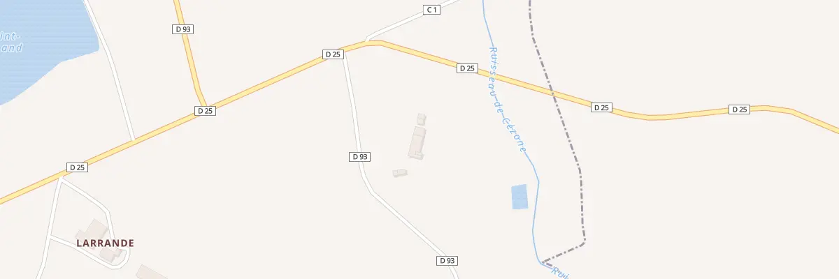 Plan du 5003 Larrande à Gensac