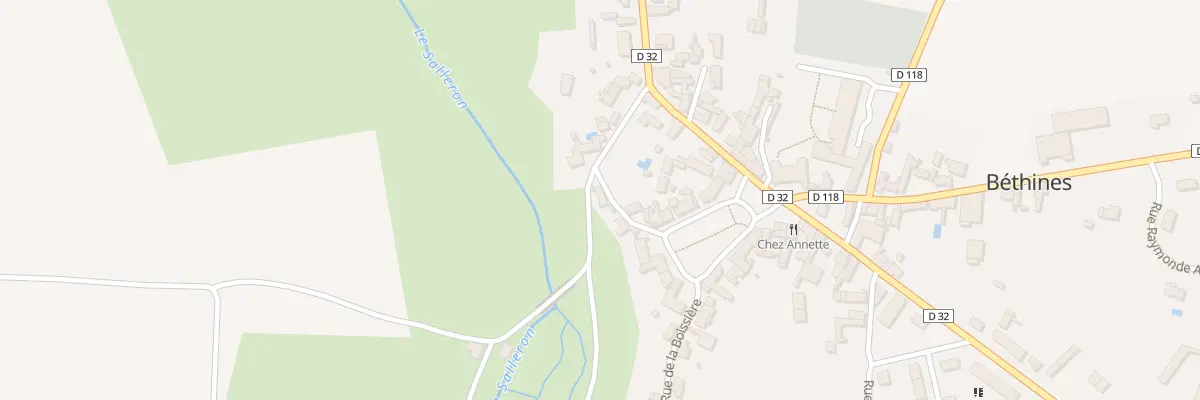 Plan du 5 Rue du Pont de Bois à Béthines
