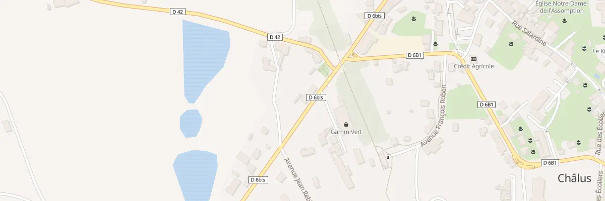 Plan du 2B Rte des Feuillardiers à Châlus