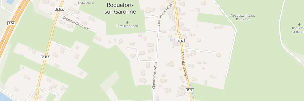 Plan du 12 Che des Telles à Roquefort-sur-Garonne