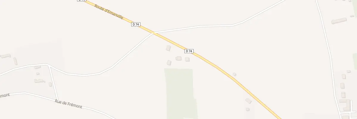 Plan du 7 Rte d’Emanville à Ferrières-Haut-Clocher