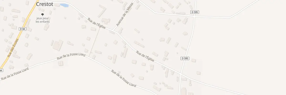 Plan du 17 Rue de l’Eglise à Crestot