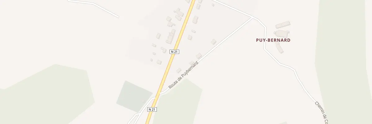 Plan du 18 Le Bourg Est à Firbeix