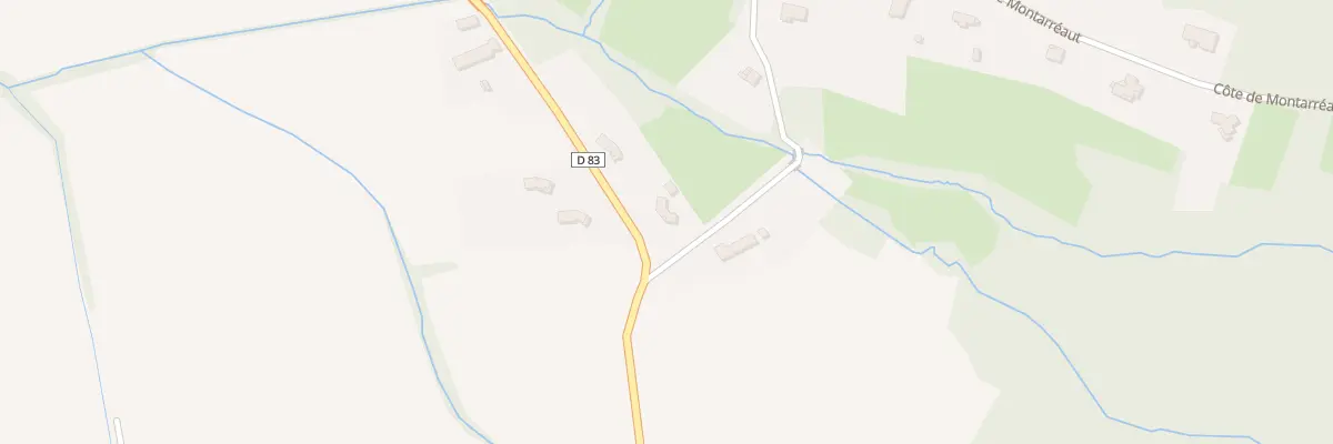 Plan du 3 La Raix à Touille