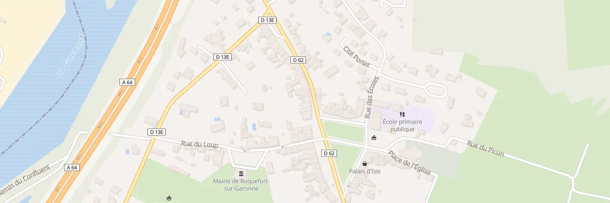 Plan du 3 Rue de la République à Roquefort-sur-Garonne