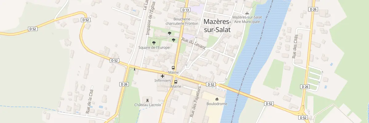 Plan du 5 Pl des Raisins Secs à Mazères-sur-Salat