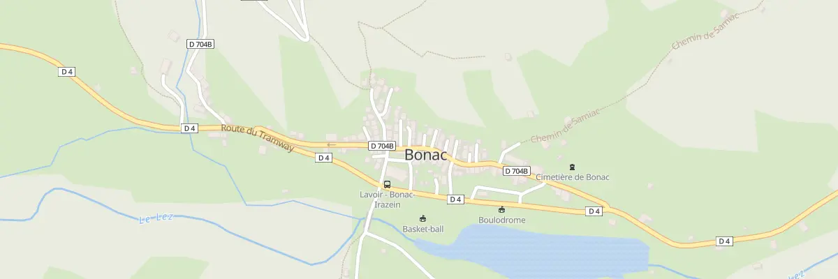 Plan du 10 Bonac Village à Bonac-Irazein