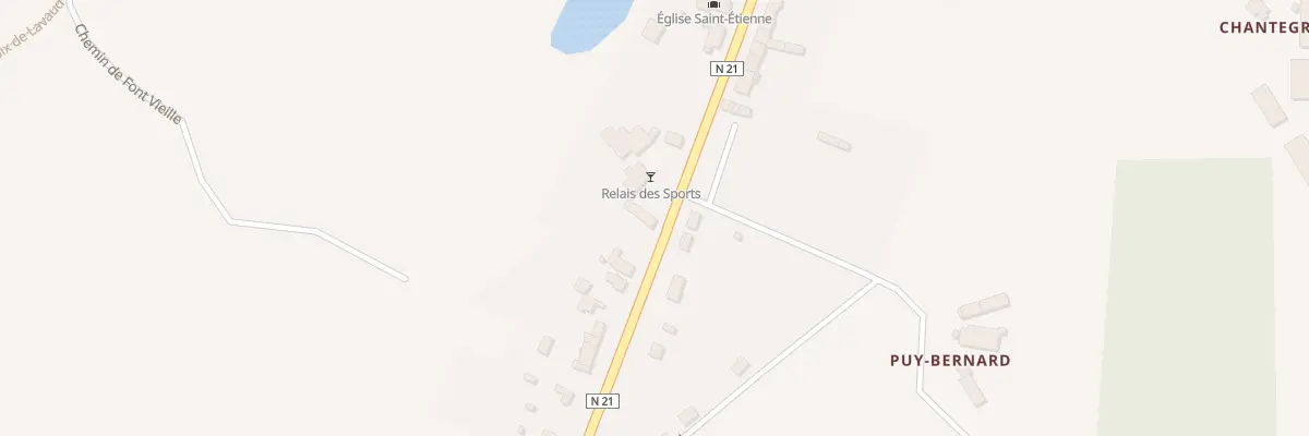 Plan du 8 Le Bourg Sud à Firbeix