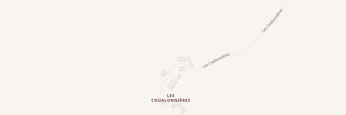 Plan du 1 Les Coualonnieres à La Fontenelle