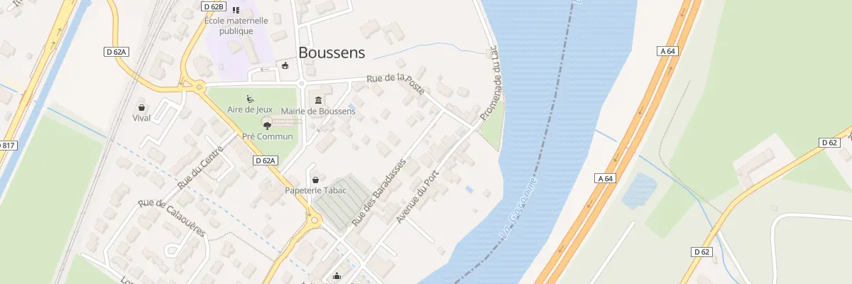 Plan du 11B Av du Port à Boussens