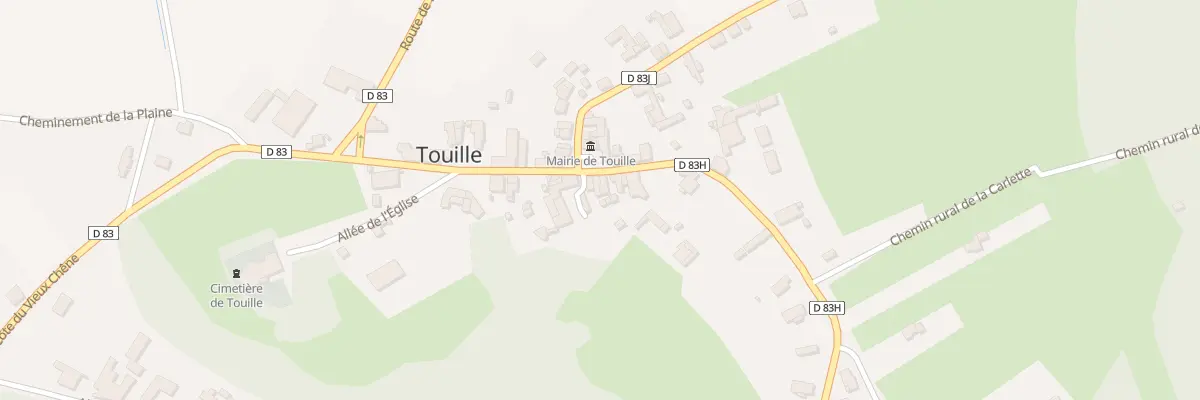 Plan du 3 La Plane à Touille