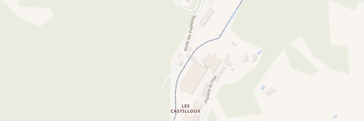 Plan du 283 Les Castilloux à Nantheuil