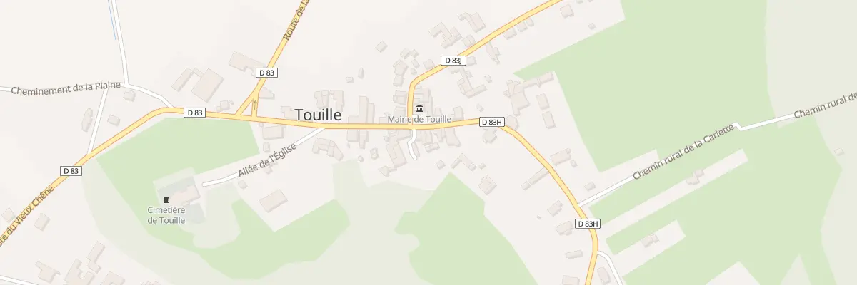 Plan du 2 Pl La Place à Touille