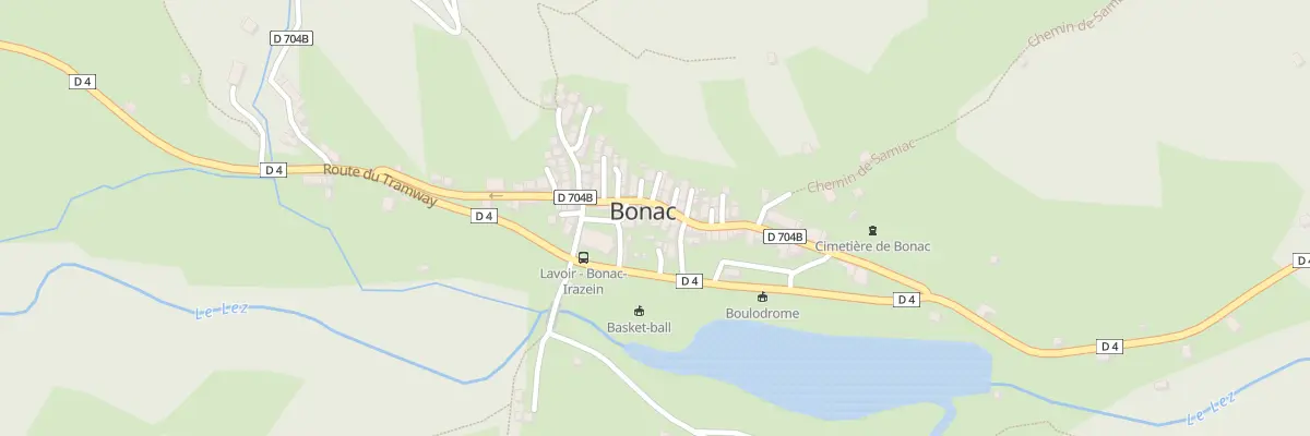Plan du 41 Bonac Village à Bonac-Irazein