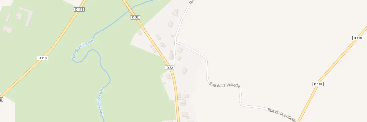Plan du 2 Rue du Gué de Villeneuve à Béthines
