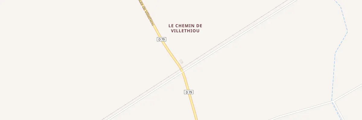 Plan du 74 Le Chemin de Villethiou à Villeporcher