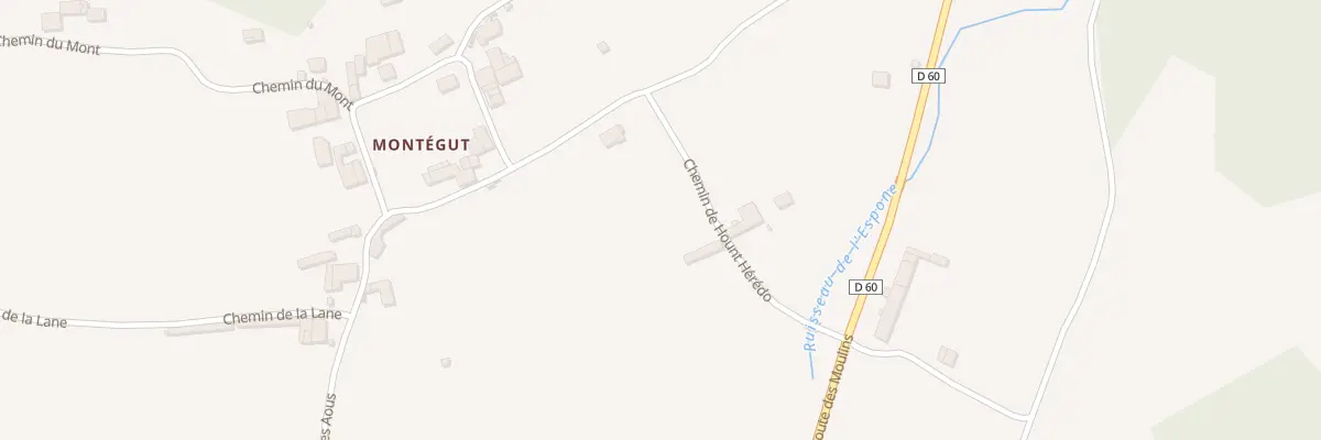 Plan du 6 Chem de Hount Heredo à Saleich