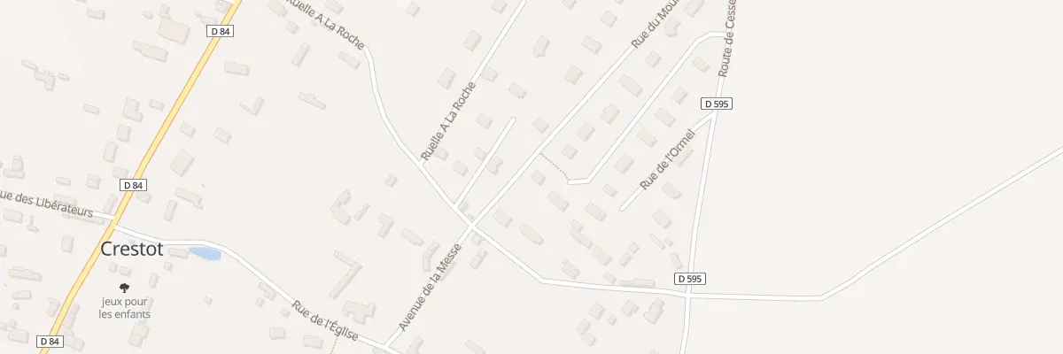 Plan du 33 Rue de l’Ormel à Crestot