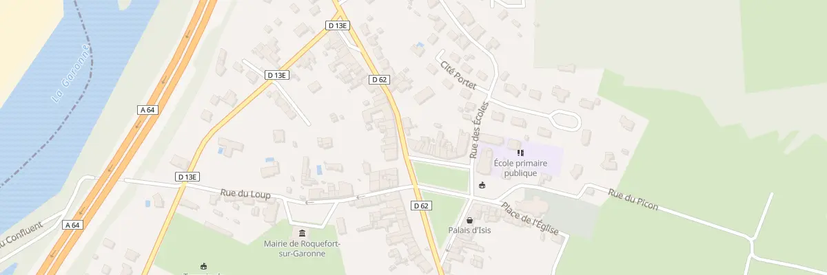 Plan du 2 Rue de la République à Roquefort-sur-Garonne