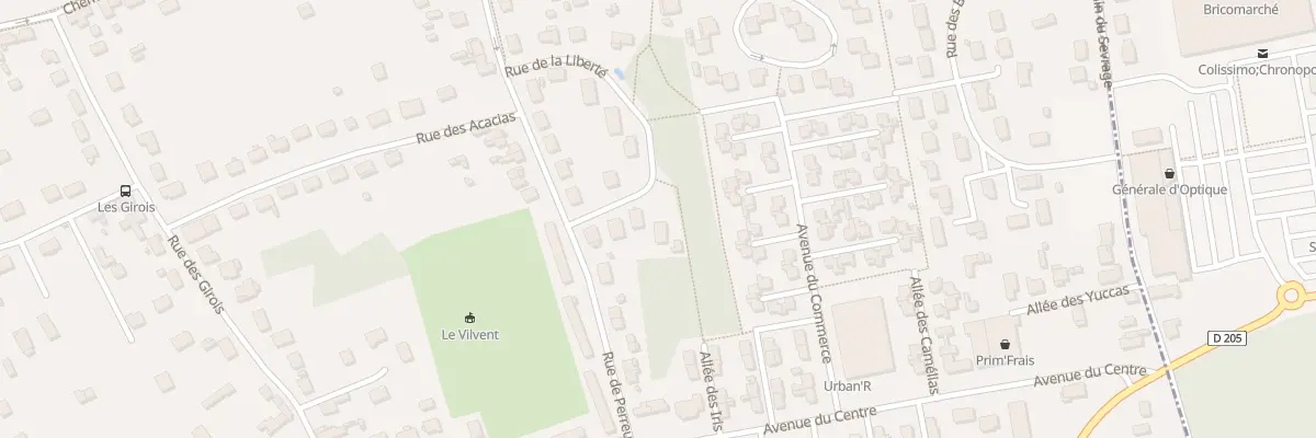 Plan du 8 Rue de la Liberté à Nazelles-Négron