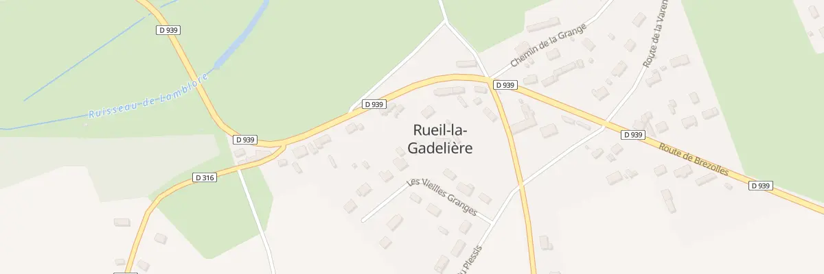 Plan du 90 Les Vieilles Granges à Rueil-la-Gadelière