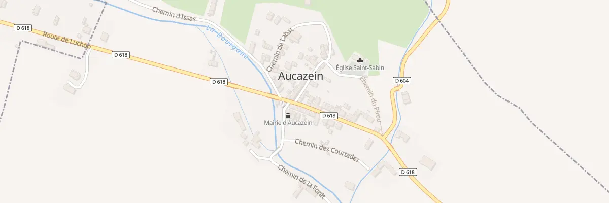 Plan du 14 Village à Aucazein