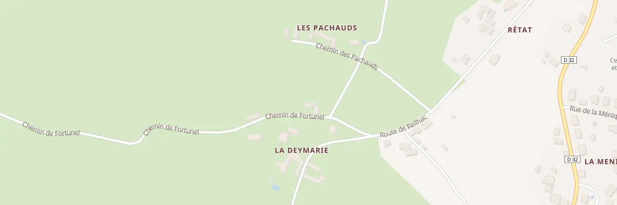 Plan du 109 Les Pachauds à Rouffignac-Saint-Cernin-de-Reilhac