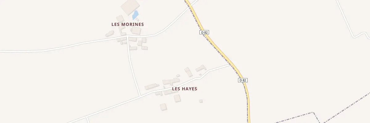 Plan du 9 Les Hayes à Houssay