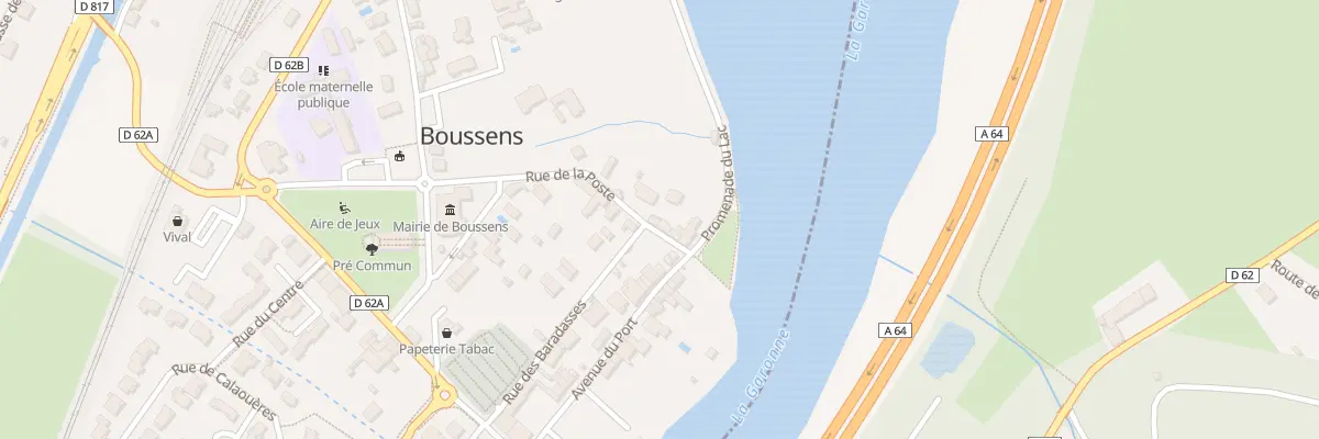 Plan du 5 Rue de la Poste à Boussens